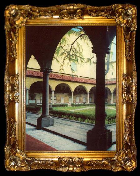 framed  ANGELICO  Fra View of the Convent of San Marco, ta009-2